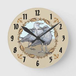 Drei Möwen Uhr