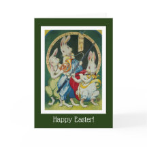 Drei musikalische Kaninchen perfekt für Ostern