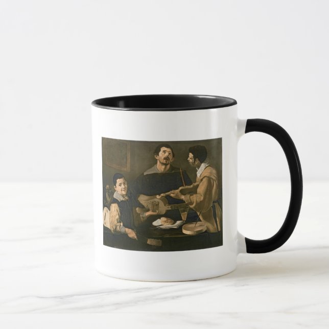 Drei Musiker, 1618 Tasse (Rechts)