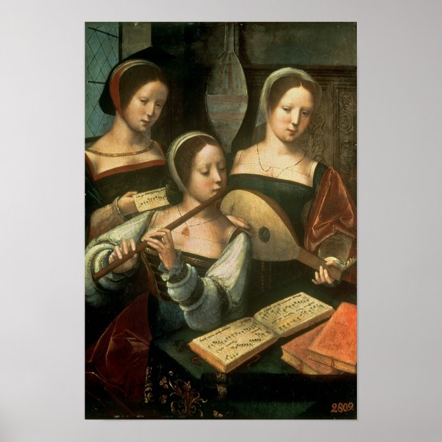 Drei Musiker Poster (Vorne)