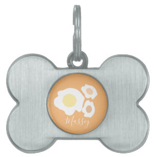 Drei Muster Name Pet ID Tag Tiermarke