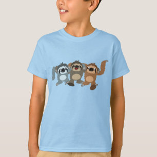 Drei Niedliche Cartoon Sloths Children's T - Shirt
