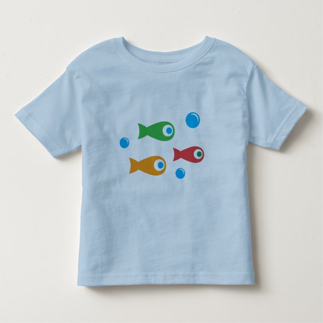 Drei Niedliche Fische Kleinkind T-shirt (Vorderseite)