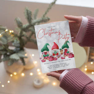 Drei Niedliche Gnome Einladung