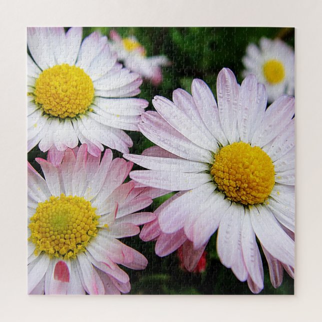 Drei niedliche, rosa Gänse Puzzle (Vertikal)