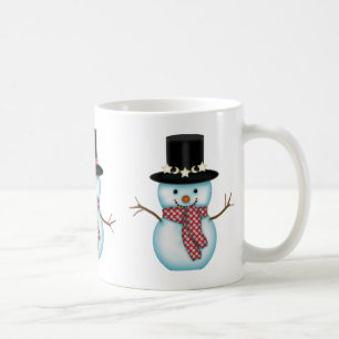 Drei niedliche Schneemänner Weihnachtstasse Kaffeetasse