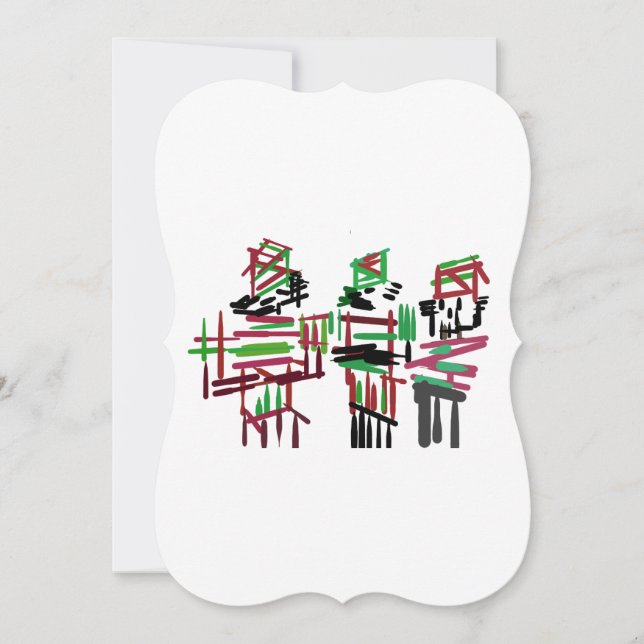 Drei Nussknacker Weihnachten  Einladung (Vorderseite)