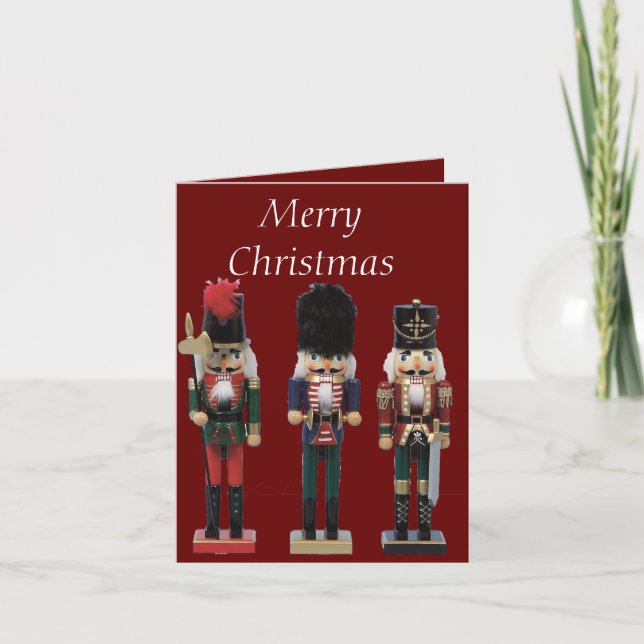 Drei Nutcracker Karte (Vorderseite)
