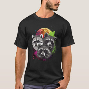Drei Opossummen Howling at Moon 3 Opossum Funny Pe T-Shirt