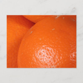 Drei Orangen-Gruppe - Stillleben-Foto Postkarte