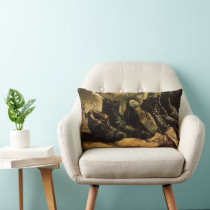 Drei Paar Schuhe von Vincent van Gogh Lendenkissen