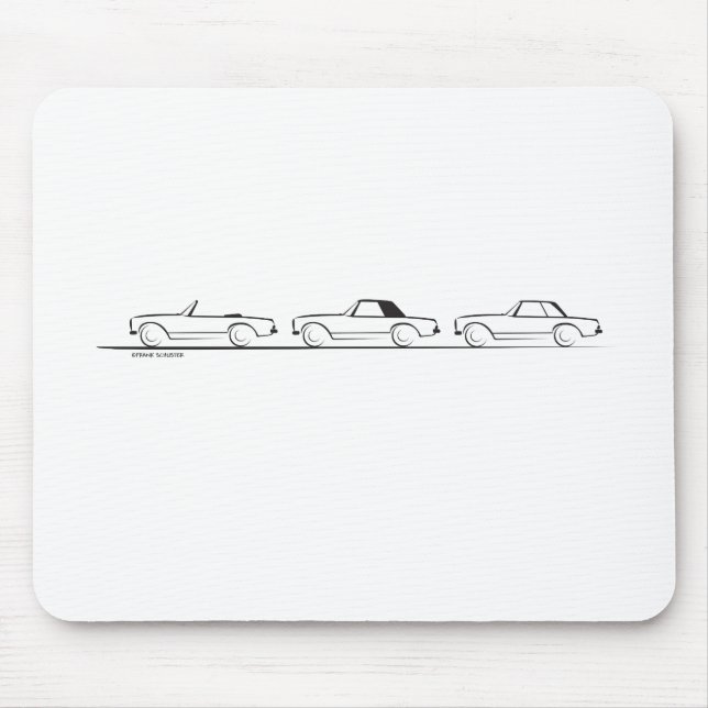 Drei Pagoda-SL Mousepad (Vorne)