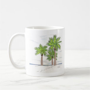 DREI PALMS-Tasse Kaffeetasse