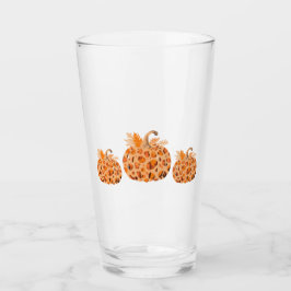 Drei Peach Pumpkins Glas