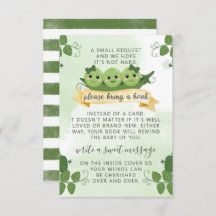 Drei Peas-Pod-Bücher für Babyanfrage