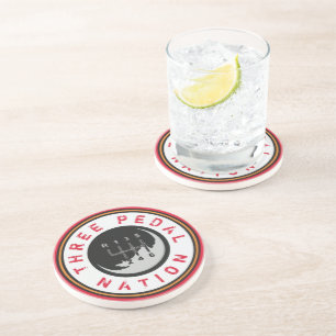 DREI PEDAL NATION GETRÄNKEUNTERSETZER