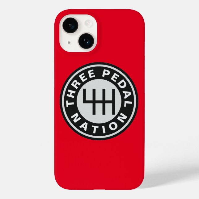 DREI PEDAL NATION iPhone Case (Rückseite)