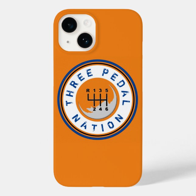 DREI PEDAL NATION iPhone Case (Rückseite)