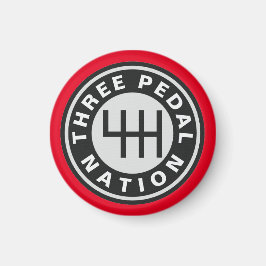DREI PEDAL NATION Magnet