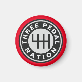 DREI PEDAL NATION Magnet