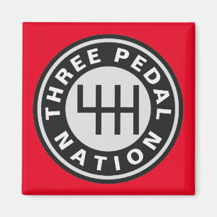 DREI PEDAL NATION Magnet