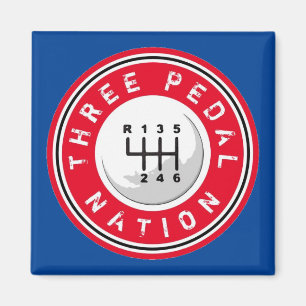 DREI PEDAL NATION Magnet