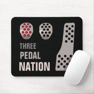 DREI PEDAL NATION MOUSEPAD
