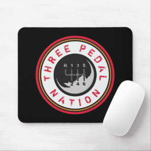 DREI PEDAL NATION MOUSEPAD