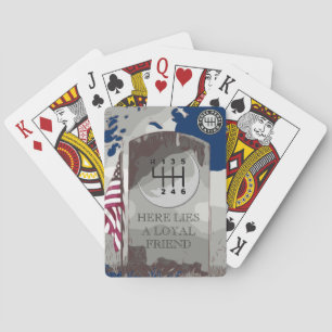 DREI PEDAL NATION SPIELKARTEN