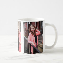 Drei personalisierte Fotos Kaffeetasse