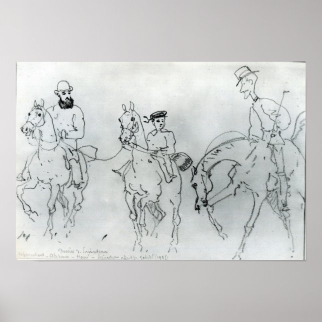 Drei Pferde Poster (Vorne)