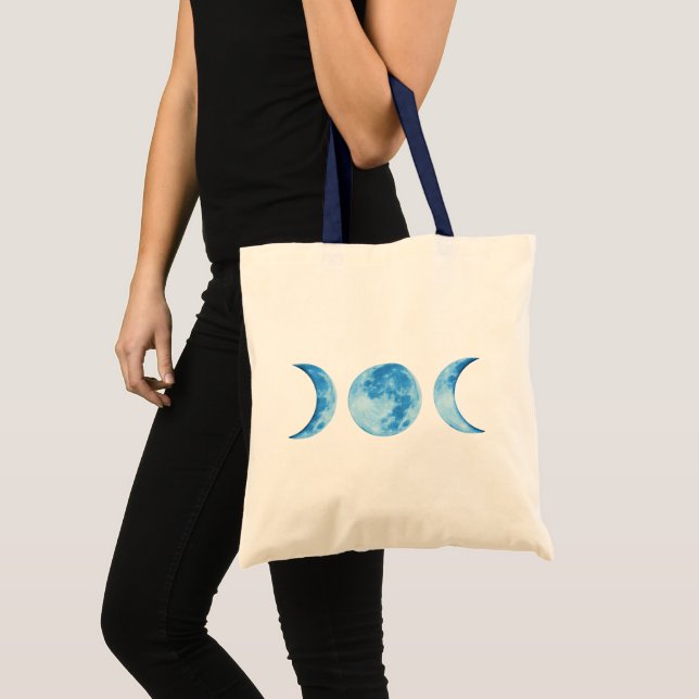 Drei-Phasen-Moon Tote-Tasche Tragetasche (Vorderseite (Produkt))