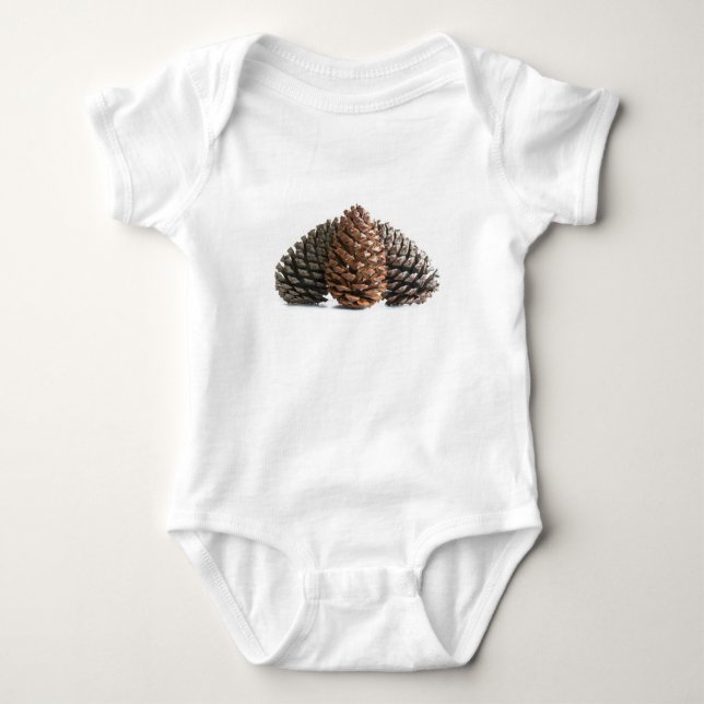 Drei pinecones baby strampler (Vorderseite)
