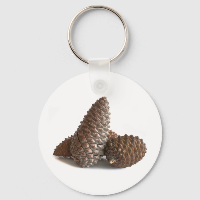Drei pinecones schlüsselanhänger (Vorderseite)
