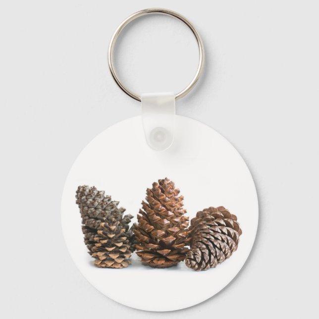 Drei pinecones schlüsselanhänger (Vorderseite)