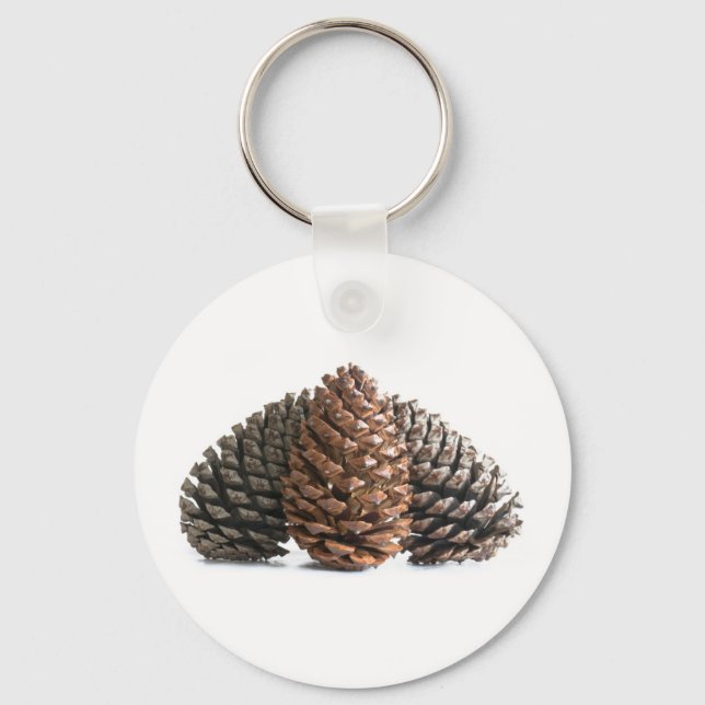 Drei pinecones schlüsselanhänger (Vorderseite)