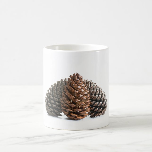 Drei pinecones tasse (Mittel)