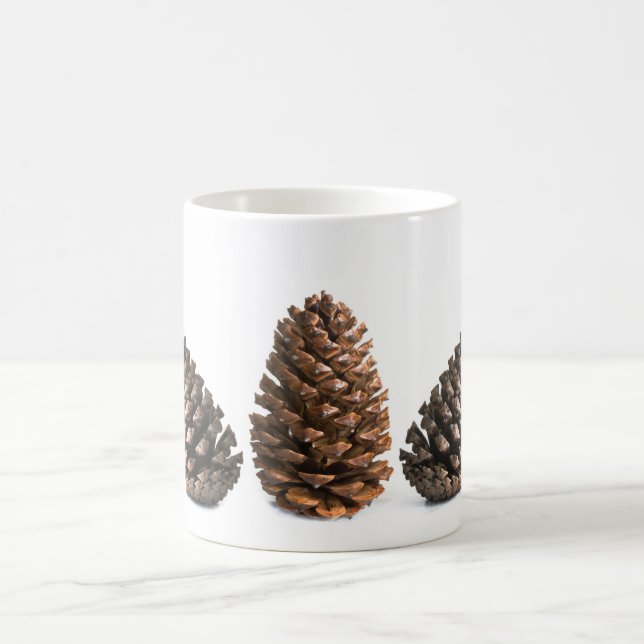 Drei pinecones tasse (Mittel)