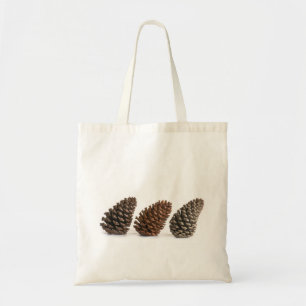 Drei pinecones tragetasche