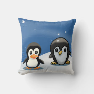 Drei Pinguine Throw Kissen