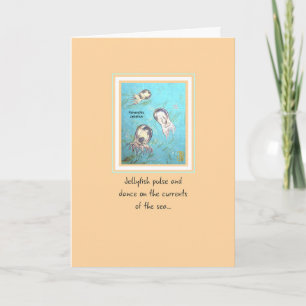 Drei Polyorchis Jellyfish Relationship Card Karte
