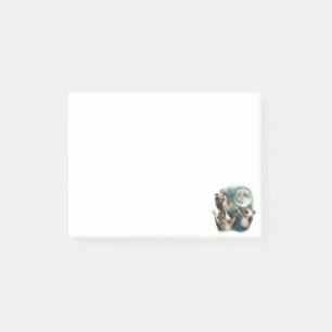 Drei Possum Mond 3 Opossum Lustig Komisch Verfluch Post-it Klebezettel