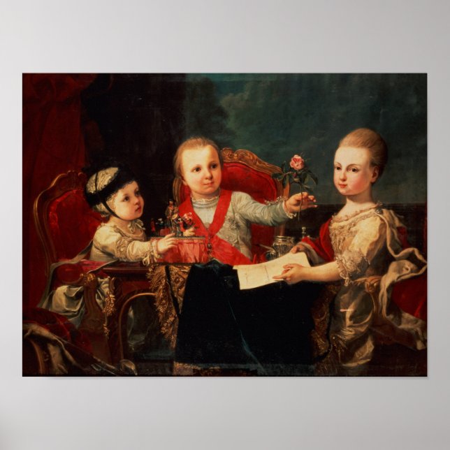 Drei Prinzen, Kinder von Charles III Poster (Vorne)