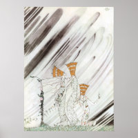 Drei Prinzessinnen im Blauen Berg von Kay Nielsen