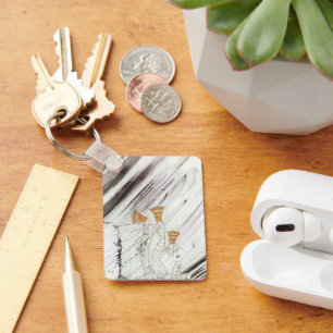 Drei Prinzessinnen im Blauen Berg von Kay Nielsen Schlüsselanhänger