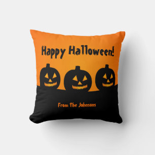 Drei Pumpkins Halloween Decke Kissen Kissen