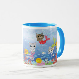 Drei Purrmaids Tasse