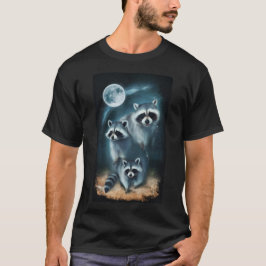 Drei Raccoons Vintages Moon-T-Shirt T-Shirt