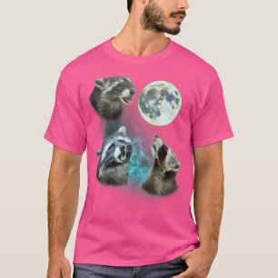 Drei Racows heulen am Mond 3 Wolfs Wolfen Sonnenwö T-Shirt