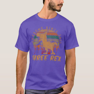 Drei Re 3. Geburtstagsgeschenkedritter Dinosaurier T-Shirt